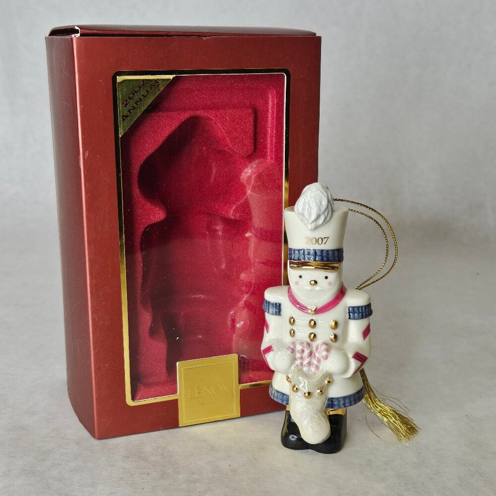 2007 Lenox Nutcracker Sweetest Corporal Christmas Ornament with Box